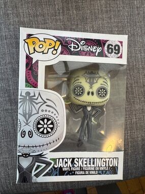 Disney Funko Pop Jack Skellington 69 Day Of The Dead